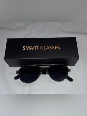 Wireless Bluetooth Smart Glasses Aviator Sunglasses polarized Call Music Headset